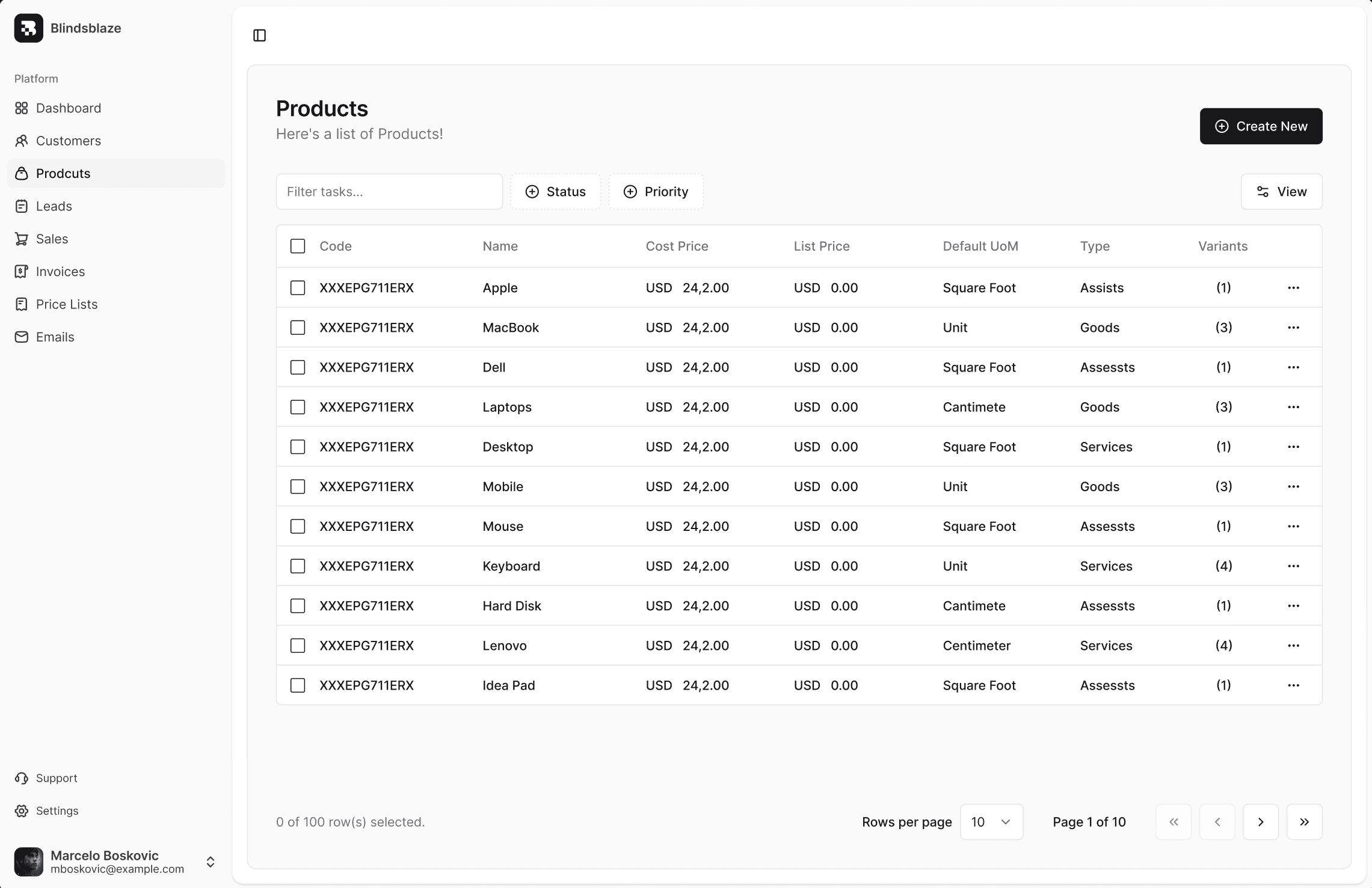 BlindsBlaze CRM